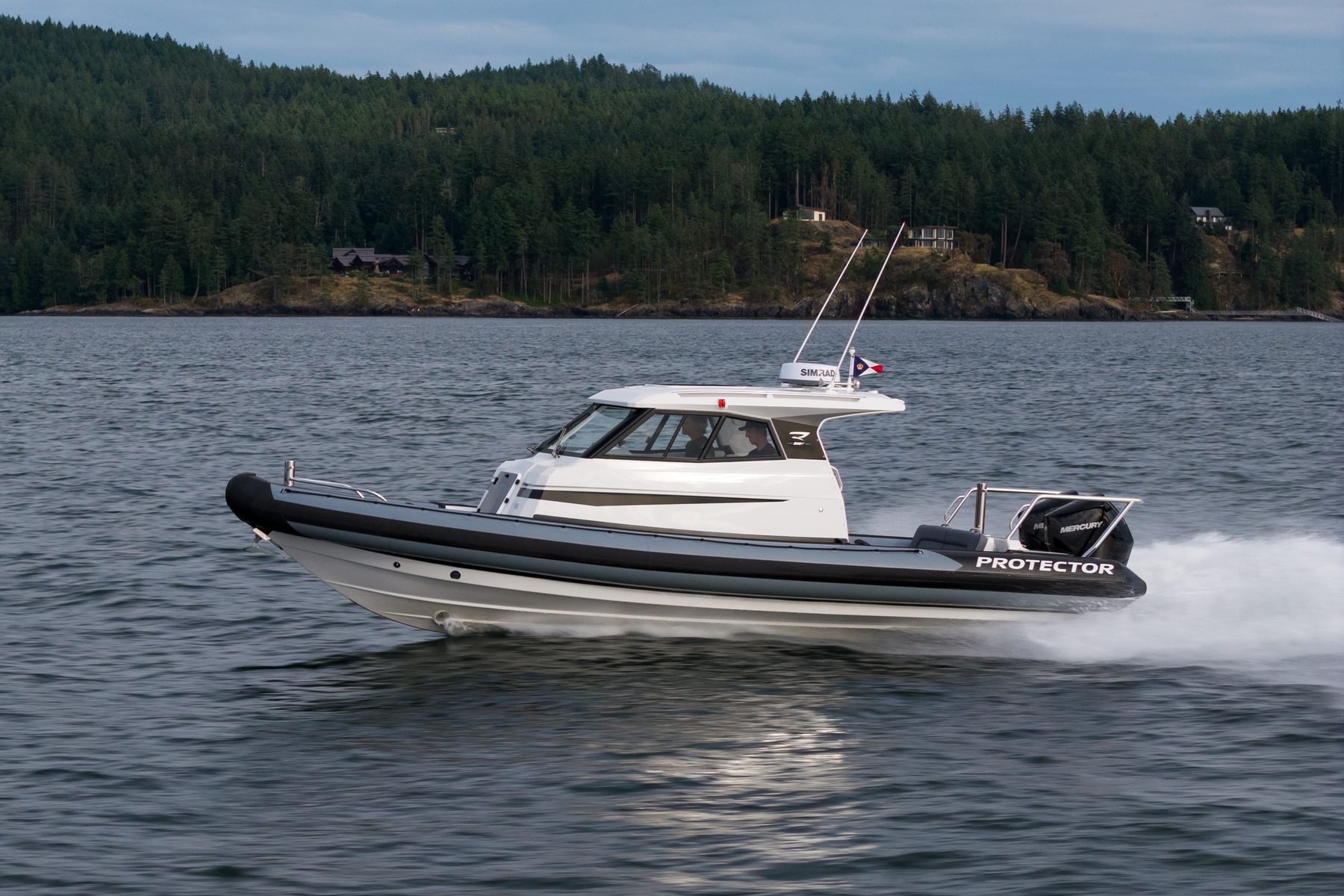 Protector RIB underway off Vancouver, BC