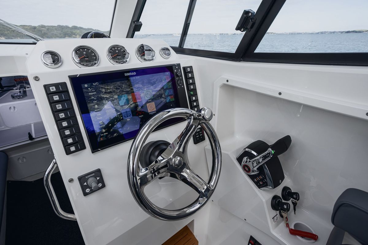 Protector 310 Targa: Redesigned dash with room for larger displays